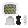 thumbnail image 1 of Reflector LED Ticfox con Control remoto intermitente modo SOS DC12V 24V 27W para barco al aire libre, 1 of 14