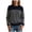 Navy, variant on Women's Striped Sweater Crew Neck Long Sleeve Loose Fit Casual Pullover Top
