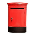 thumbnail image 1 of AMLESO Wall Mounted Mailbox Charity Collection Donation Box for Bar Tip Jar Ballots Red, 1 of 8