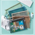 thumbnail image 5 of FastXmas Mesh Zipper Pouch, A4 Size Clearly Visible Nylon Mesh File Bag with Zipper, Multipurpose Large Capacity Document Organizer Puzzle Storage Bag School Office Supplies for Adult Students, 5 of 5