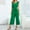 Green, variant on Babysbule Womens Overall Jumpsuit Pants Womens Fashion Summer Solid Casual Ruffle Sleeveless Suspender Jumpsuit