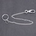 thumbnail image 3 of Miangastore Stainless Steel Key Chain with Silver Safety Chain for Men and Women 1PC 7.5 Inches, 3 of 8