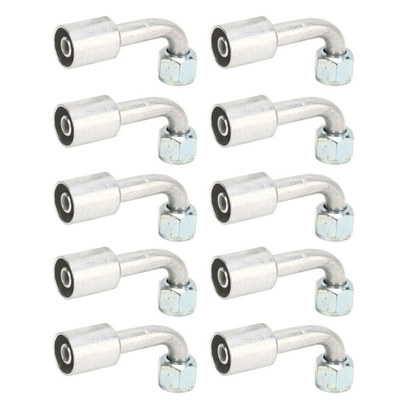 A Degree Elbow Joint,10PCs Car Air Conditioner Car Air Conditioner Aluminum Pipe AC Aluminum Connector Pipe Built for the Future