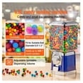 thumbnail image 2 of Gumball Machine 17" Vintage Candy Dispenser - Coin Operated - Blue PC - Bouncy Ball & Capsule Toy Vending - 6.8L Capacity - Store & Party Use, 2 of 6