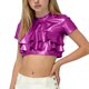 thumbnail image 5 of Disfraces de Niños Niños Primavera Y Verano Festival de Color Sólido Carnaval Fiesta Performance Cuello Redondo Camiseta Top para Niños Disfraz de Niño Pequeño, 5 of 8