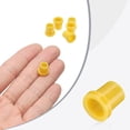 thumbnail image 6 of Uxcell Flanged Sleeve Bearings Bushing Silicone ID 6.5mm x OD 8mm x Length 10.9mm Yellow 12Pcs, 6 of 6