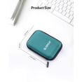 thumbnail image 3 of ORICO Hard Drive Case 2.5 inch External Drive Storage Carrying Bag Waterproof Shockproof with Inner Size 5.5x3.5x1.0inch for Organizing HDD and Electronic Accessories, Blue(PHD-25), 3 of 14