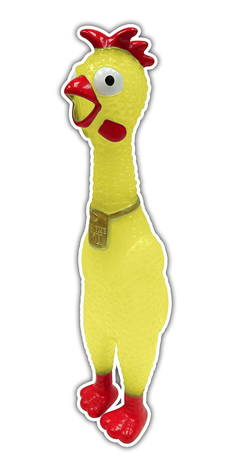 small rubber chicken