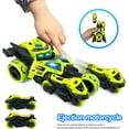 thumbnail image 3 of Race Cars Toys for Toddlers, 3in1 Pull Back Vehicles Launcher Race Car Toy, Gifts for 1 2 3 4 5 6+ Year Old Boy and Girls(Green), 3 of 9