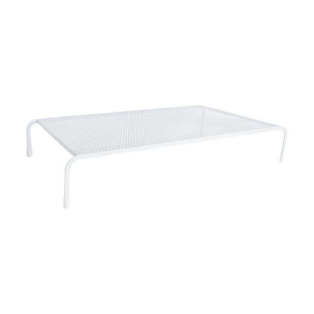 Soporte para monitor de computadora, soporte de exhibición, portátil, de metal, ahorrador de espacio, multifuncional. 50 cm x 25 cm x 8 cm