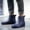 Blue, variant on EliteGoogv Mens Rain Boots Mid Calf Waterproof Outdoor Fishing Boots Rain Boots For Men Non Rubber Sole Cushioned Flexible Durable Garden Work Footwear US :8.5