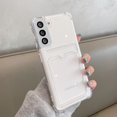thumbnail image 1 of Funda transparente con tarjetero para Samsung Galaxy S20 FE S23 S22 S21 Plus Note 20 Ultra A12 A34 A52 A32 A14 A54 A53 5G Tan Jianjun unisex, 1 of 2