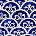 thumbnail image 6 of WYYP Skulls Mosaic Contemporary Round Tablecloth 100% Polyester Fiber for Outdoor Picnic Camping and Indoor Kitchen Dining Party White, 6 of 8