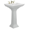 thumbnail image 3 of Kohler Memoirs KOH2344 Stately 3 Hole 24 in. Pedestal Bathroom Sink, 3 of 4