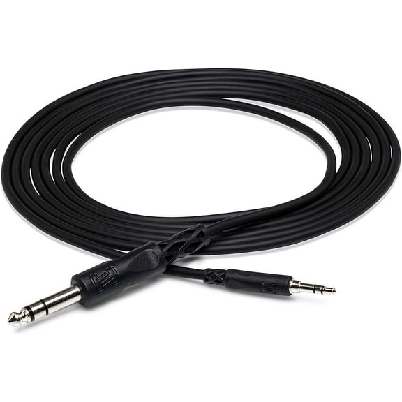 Hosa CMS-110 10' 3.5 mm TRS to 1/4 in TRS Cable