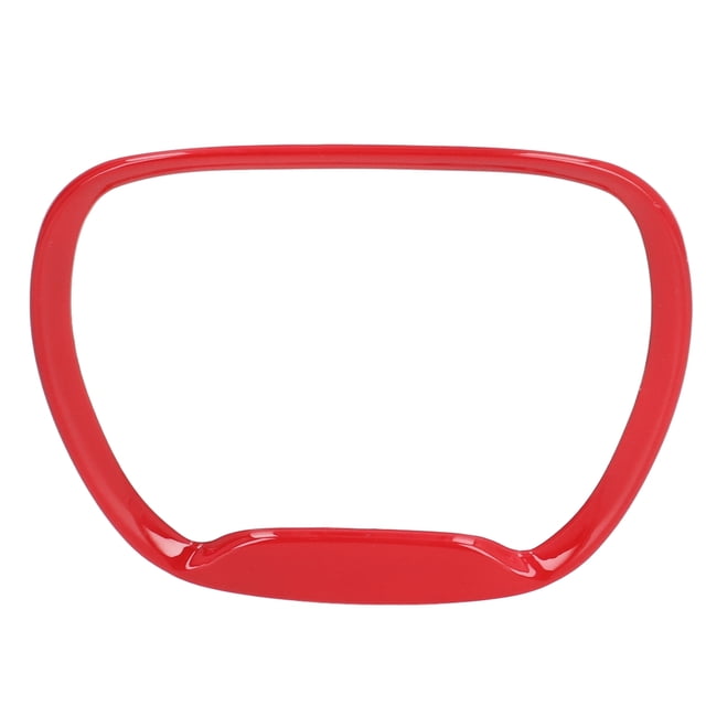 Steering Wheel Trim, Steering Wheel Sticker ABS Plastic For Car Replacement For Challenger 2015-2019 Black,Red,Carbon Fiber Style