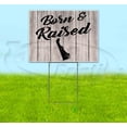 thumbnail image 1 of Born & Raised Delaware (18" x 24") Yard Sign, Includes Metal Step Stake, 1 of 6