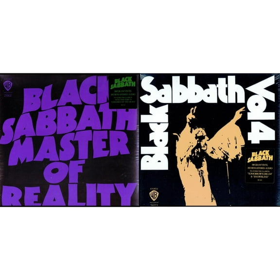 Master Of Reality (180G) & Vol. 4 (180G) [LP Vinyl Bundle]