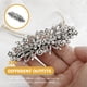 thumbnail image 4 of OUNONA Clip De Con Pedrería Plata Para Decorar Peinados Y Chic Para Eventos, 4 of 7