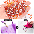 thumbnail image 3 of Flatback Crystal Rhinestones, Flat Back Crystals for Craft Clothes Nail Face Art, 3 of 5