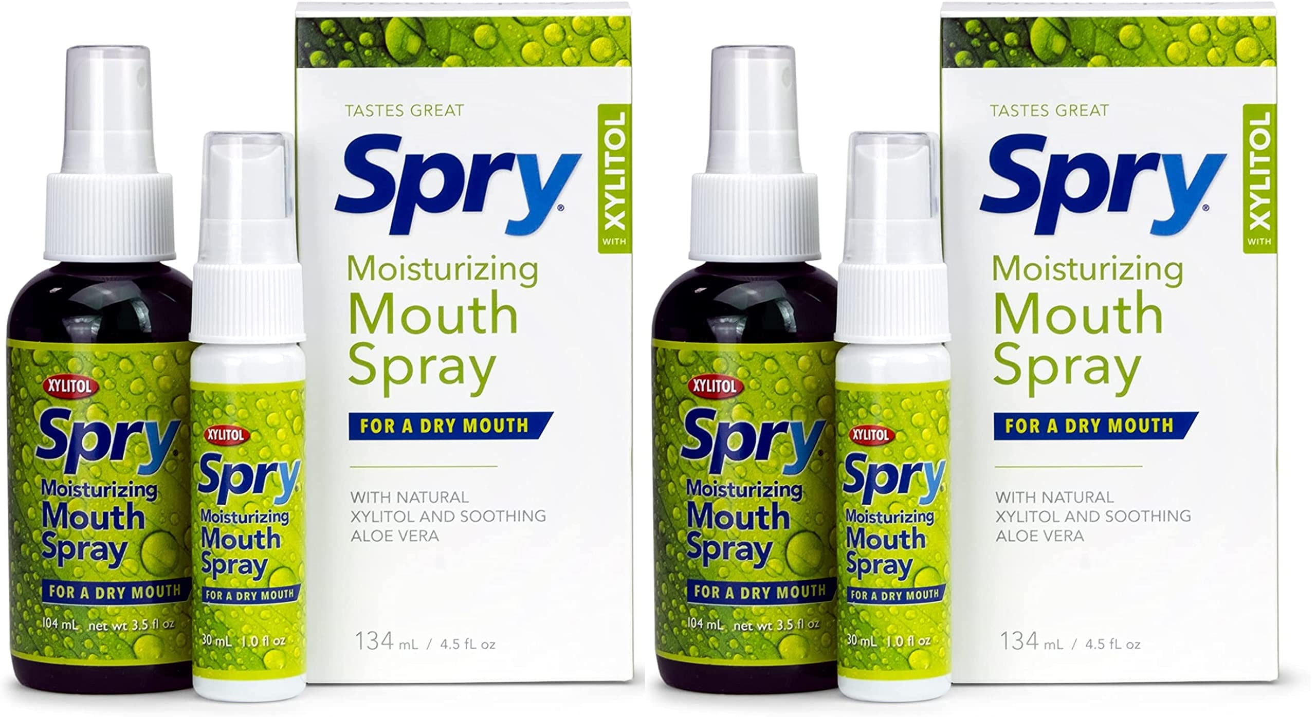 Spray hidratante para boca seca Spry Natural con xilitol, 130 ml ...