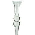 thumbnail image 2 of Northlight 16.25" Clear Transparent Glass Taper Candle Holder, 2 of 2