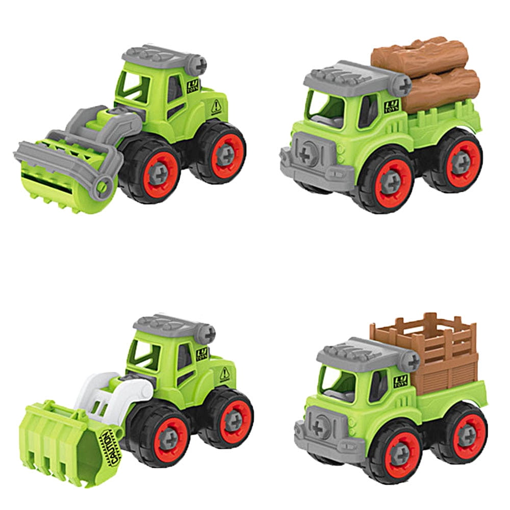 Mini Construction Truck 4 IN 1 DIY Truck Toys, Tractor, Build your own
