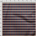 thumbnail image 3 of oneOone Georgette Viscose Navy Blue Fabric Gingham Check Craft Projects Decor Fabric Printed By The Yard 42 Inch Wide, 3 of 4