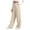 Beige, variant on Hpapadks Womens Pants Summer Thin Elasticized High Waist Straight Leg Joggers with Drawstring Womens Slacks Grey XL