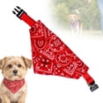 thumbnail image 2 of Pet Bandana Collar, Dog Bandana Collar with Adjustable Buckle Pet Triangle Scarf Bibs for Small Dogs Cats, 2 of 9