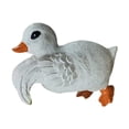 thumbnail image 3 of DYNWAVECA Climbing Duck Statue Decorative Flower Pot Hugger for Patio Backyard Pathway White, 3 of 10