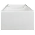 thumbnail image 4 of ZLINE 36" Palermo Farmhouse Apron Front Double Bowl Reversible Fireclay Kitchen Sink with Bottom Grid in White Gloss (FRC5121-WH-36), 4 of 7