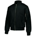 thumbnail image 4 of Holloway Sportswear L Flight Bomber Jacket Black 229532, 4 of 4