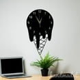 thumbnail image 5 of Handmadetneonsign Ice Cream Wall Clock Unique, Year Date Round Wall Clock, Text Oversize Wall Clock 55798, 5 of 5