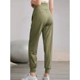 thumbnail image 6 of Biezeib Women Spring Autumn Baggy Pants Solid Color Elastic Waist Sweatpants Jogger Pants, 6 of 6