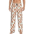 thumbnail image 2 of Goofa Carrot Printed Soft Pajama Pants for Men, Wide Leg Comfy Casual Lounge Yoga Pants-, 2 of 9