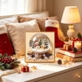 thumbnail image 6 of Cififendec Christmas Pearl Beaded Art Painting Kit, 7.91", Premium Christmas Winter Scene Framed Canvas for Sideboard Tabletop Presenting, 6 of 6