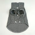 thumbnail image 5 of Stylish Plaid Dog Shirt for Small Breed Comfortable and Handsome Pet Fashion Apparel with Soft Fabric Design, 5 of 7