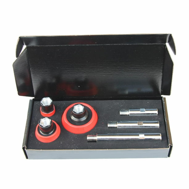 3 uds eje de extensión de pulidora rotativa 3 uds/set 75mm 100mm 140mm varilla de extensión adaptador de conector de de material acero inoxidable para el Yotijar Eje de extensión del pulidor