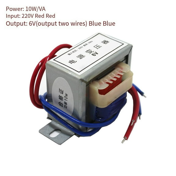 RANMEI Ei48 Electric Power Transformer 10W Input Ac 220V To Ac 6V Or 9V Output Voltage Transformer Single / Double Phase Transformer