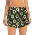 thumbnail image 2 of Picia Sunflowers Pattern Women's 2 in 1 Athletic Running Shorts High Waisted Workout Casual Gym Sweat Shorts with Comfy Liner Zipper Pockets-XX-Large, 2 of 9