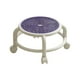thumbnail image 1 of Pisexur Batería de cocina Taburete pequeño con ruedas y asiento bajo con ruedas giratorias de 360 grados, cómodo, transpirable y ergonómico. para la cocina del hogar, 1 of 6