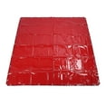 thumbnail image 1 of "5.7x5.7ft Flame Resistant Red Welding Curtain - UV6 Protection, Waterproof Polyethylene Screen for Workshops & Industrial Safety", 1 of 6