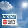 thumbnail image 6 of (2 Pack) Dielectric Testing In Progress Sign, 6 of 7