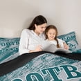 thumbnail image 5 of Manfei Rugby Helmet Full Size Comforter Sets,Football Sport Lover Bedding Comforter Set,Green Gray Bedding Sets For Boys Teens,Microfiber Bedroom Decor Reversible,3 Pieces, 5 of 8