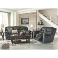 thumbnail image 7 of Bowery Hill Contemporary Fabric Reclining Loveseat with Console in Granite Gray, 7 of 7