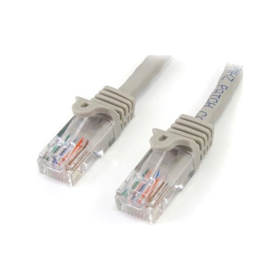 StarTech 7 ft Gray Snagless Cat5e UTP Patch Cable