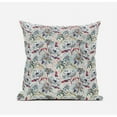 thumbnail image 2 of Roses Sprayed Stars Throw Fabric Pillow in Light Blue White 18x18, 2 of 7