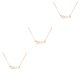 thumbnail image 1 of Collar de constelaciones Minnieouse signo del zodiaco oro rosa Tauro, 1 of 6