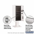 thumbnail image 4 of Salsbury Industries Pedestal Mounted 3 Units 5 Door Front Load 4C Horizontal Cluster Box Unit with 1 Parcel Locker, 4 of 7